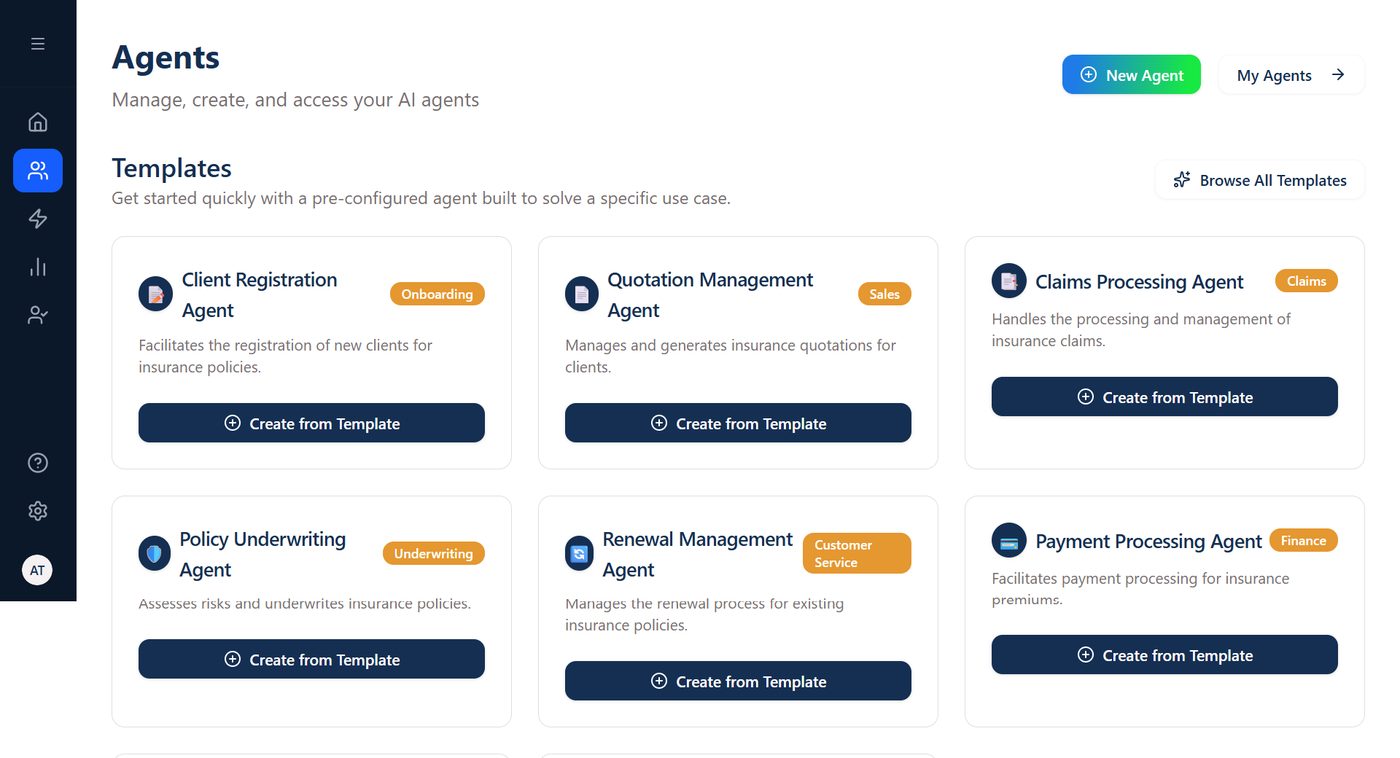 Akili AI agent templates