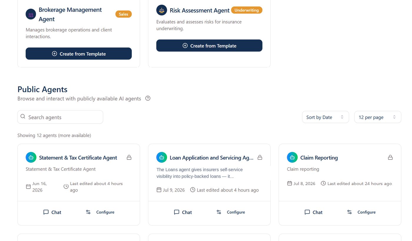 Public AI agents on the Akili platform